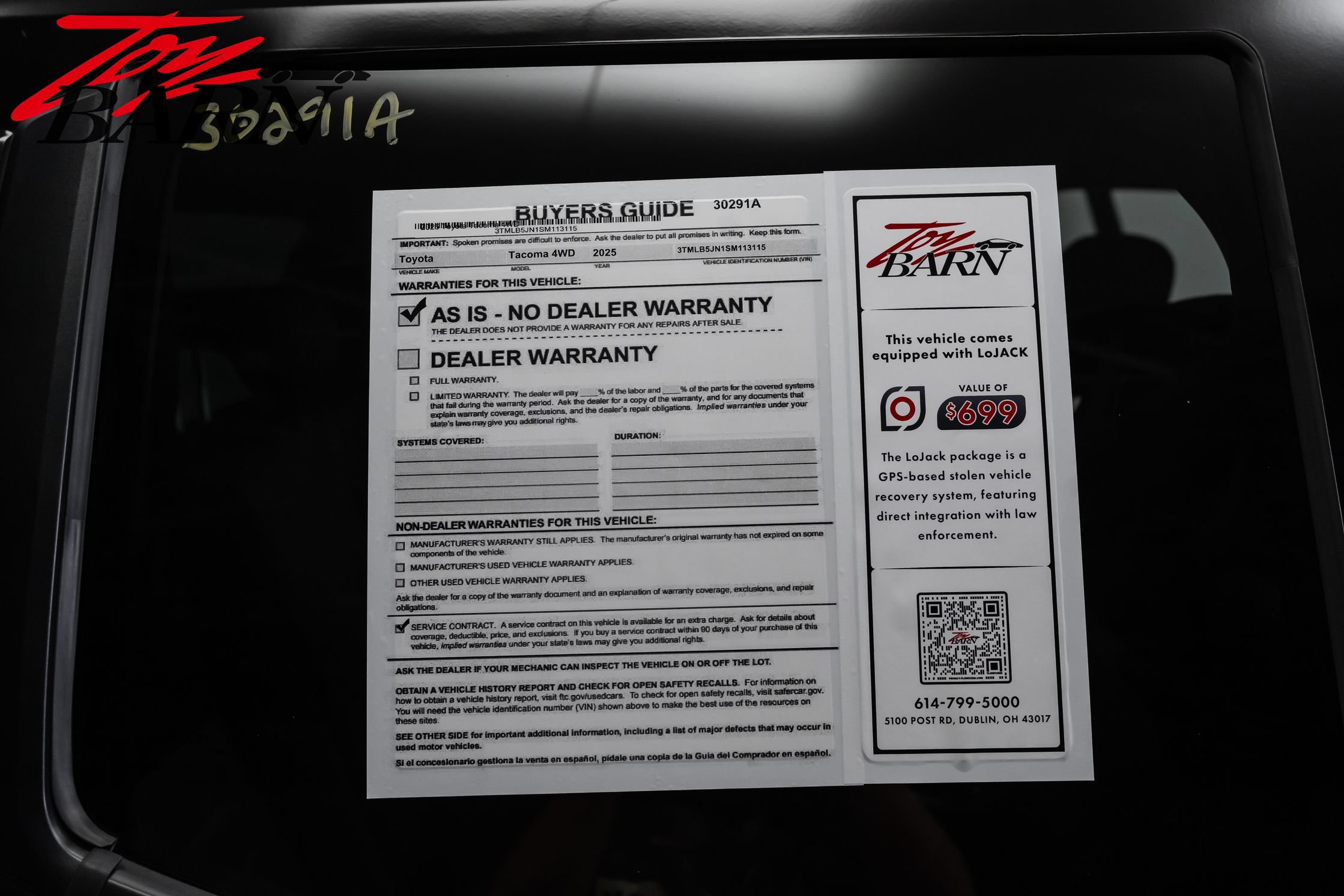 Used 2025 Toyota Tacoma TRD Off-Road AWD/4WD image 47