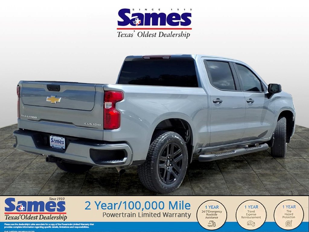 Used 2024 Chevrolet Silverado 1500 Custom w/ Turbomax Blackout Package RWD image 4