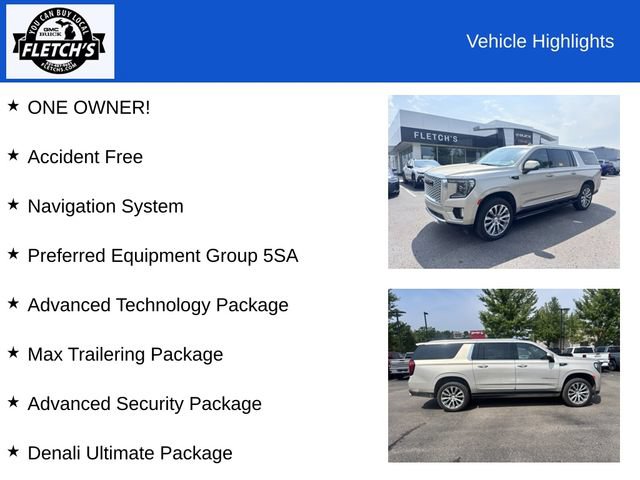 Used 2021 GMC Yukon XL Denali w/ Denali Ultimate Package AWD/4WD image 2