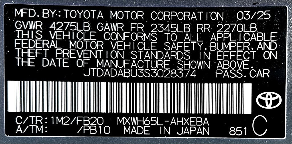 Certified 2025 Toyota Prius LE image 25