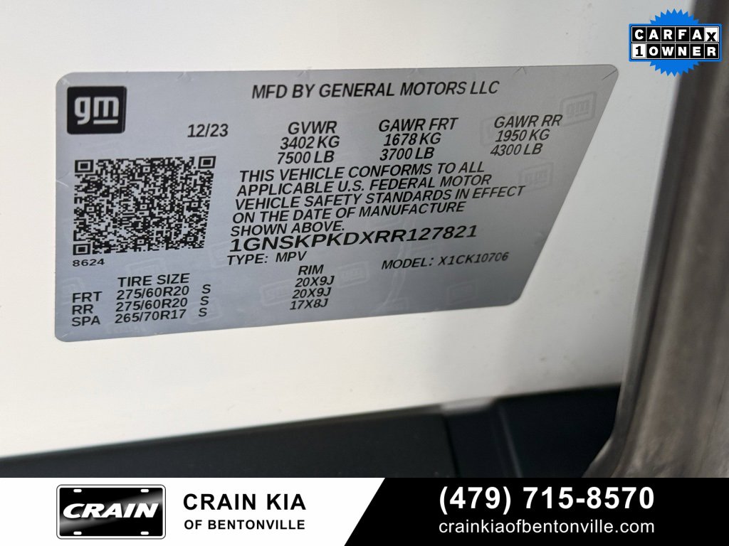 Used 2024 Chevrolet Tahoe Z71 w/ Luxury Package image 37