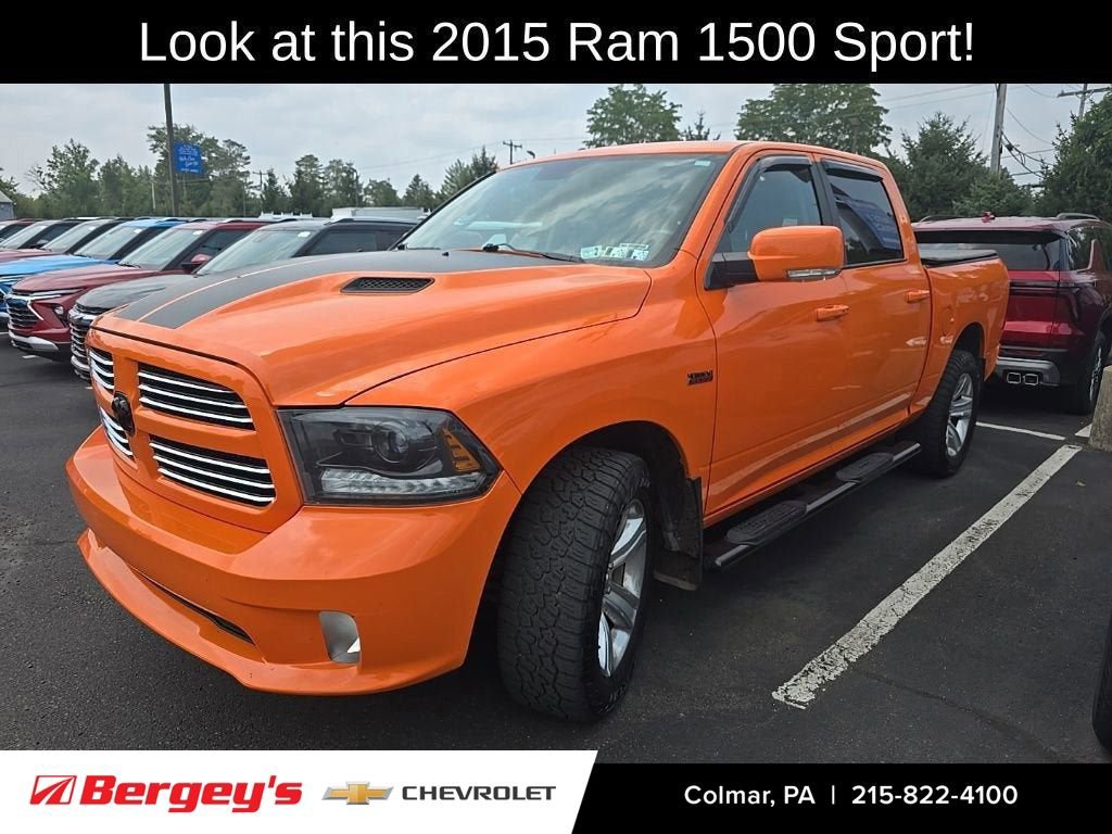 Used 2015 RAM 1500 Sport w/ Ignition Orange Sport Package