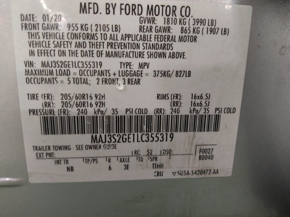 Used 2020 Ford EcoSport SE w/ SE Convenience Package image 33