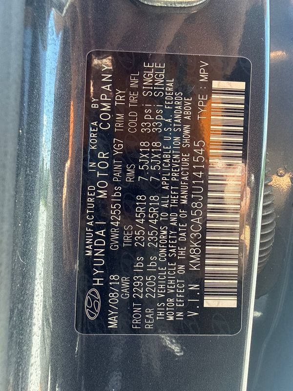 Used 2018 Hyundai Kona Limited AWD/4WD image 26