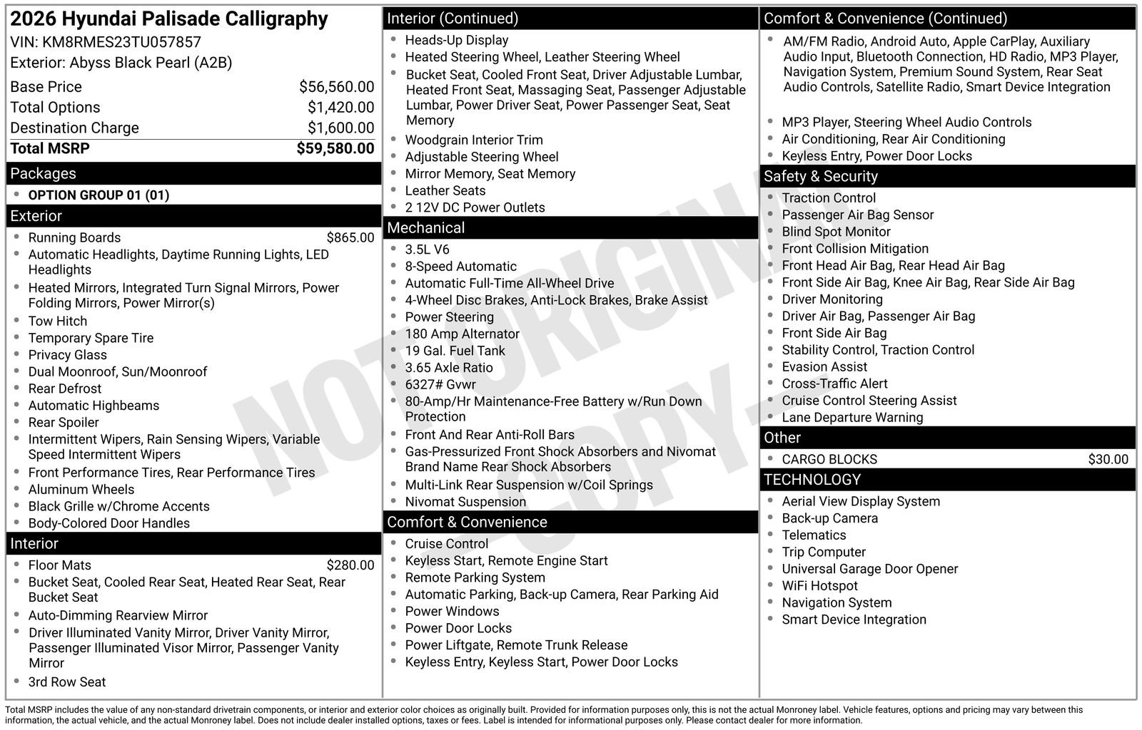 New 2026 Hyundai Palisade Calligraphy image 30