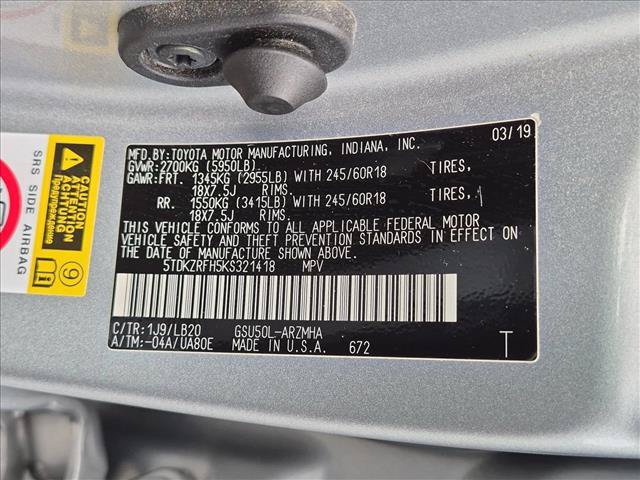 Used 2019 Toyota Highlander XLE FWD image 24
