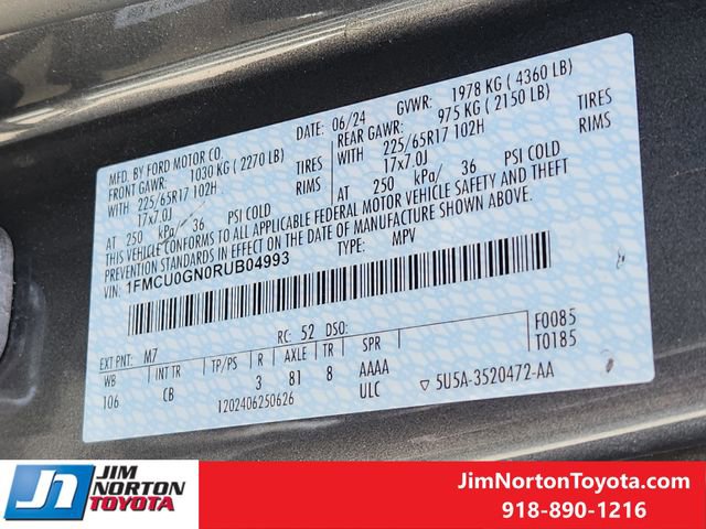 Used 2024 Ford Escape Active image 33