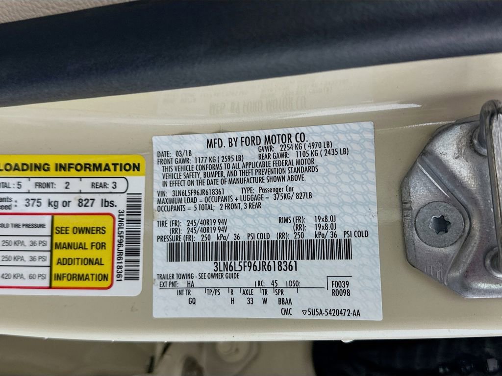 Used 2018 Lincoln MKZ Reserve w/ Technology Package image 32