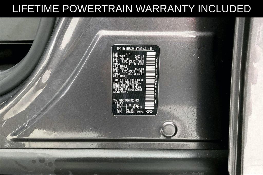 Certified 2024 INFINITI QX80 Luxe image 43