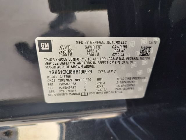Used 2017 GMC Yukon Denali w/ Open Road Package RWD image 35