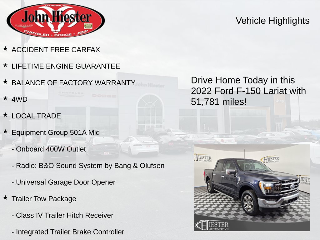 Used 2022 Ford F150 Lariat AWD/4WD image 6