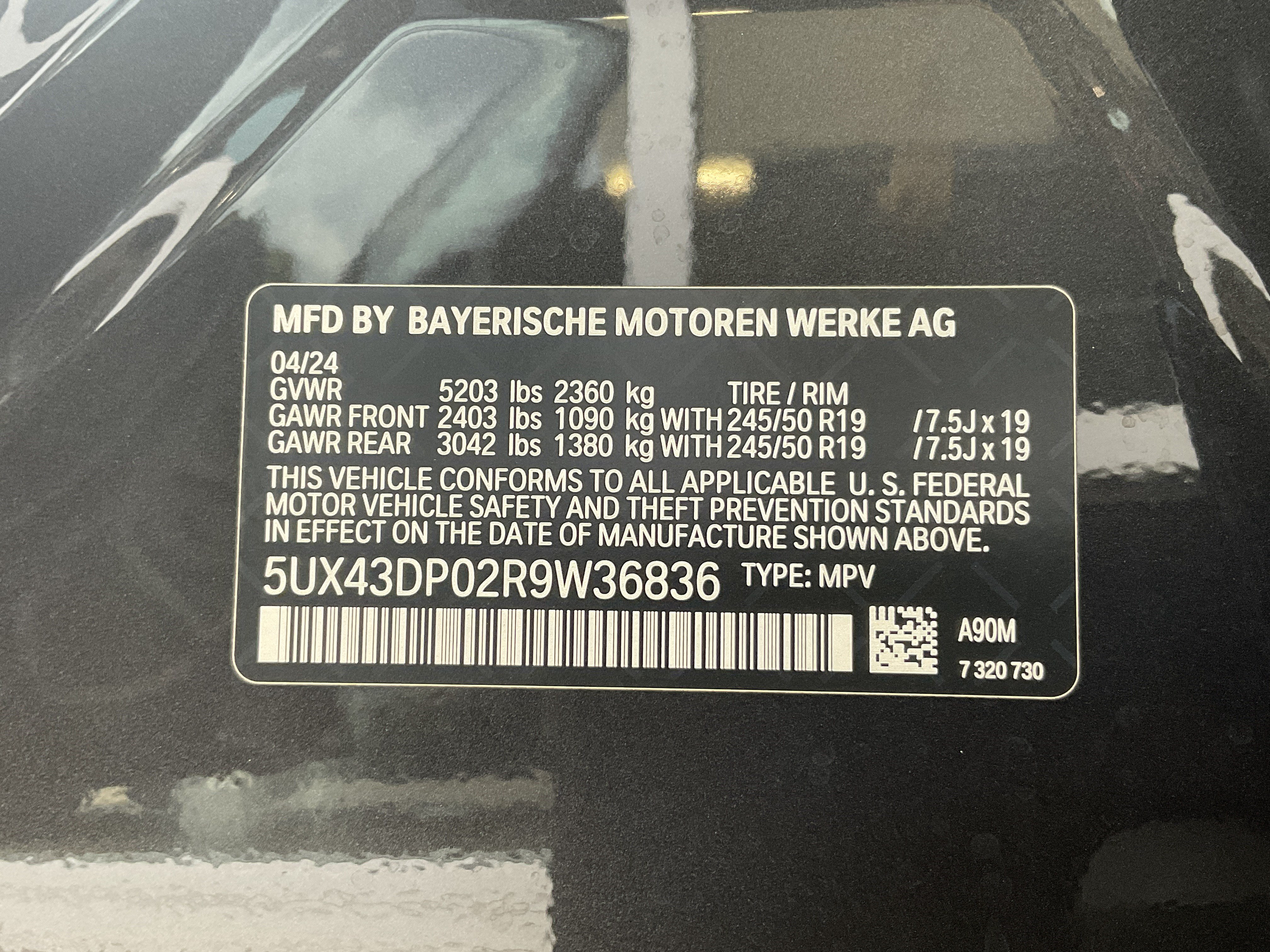 Used 2024 BMW X3 sDrive30i w/ Premium Package RWD image 40