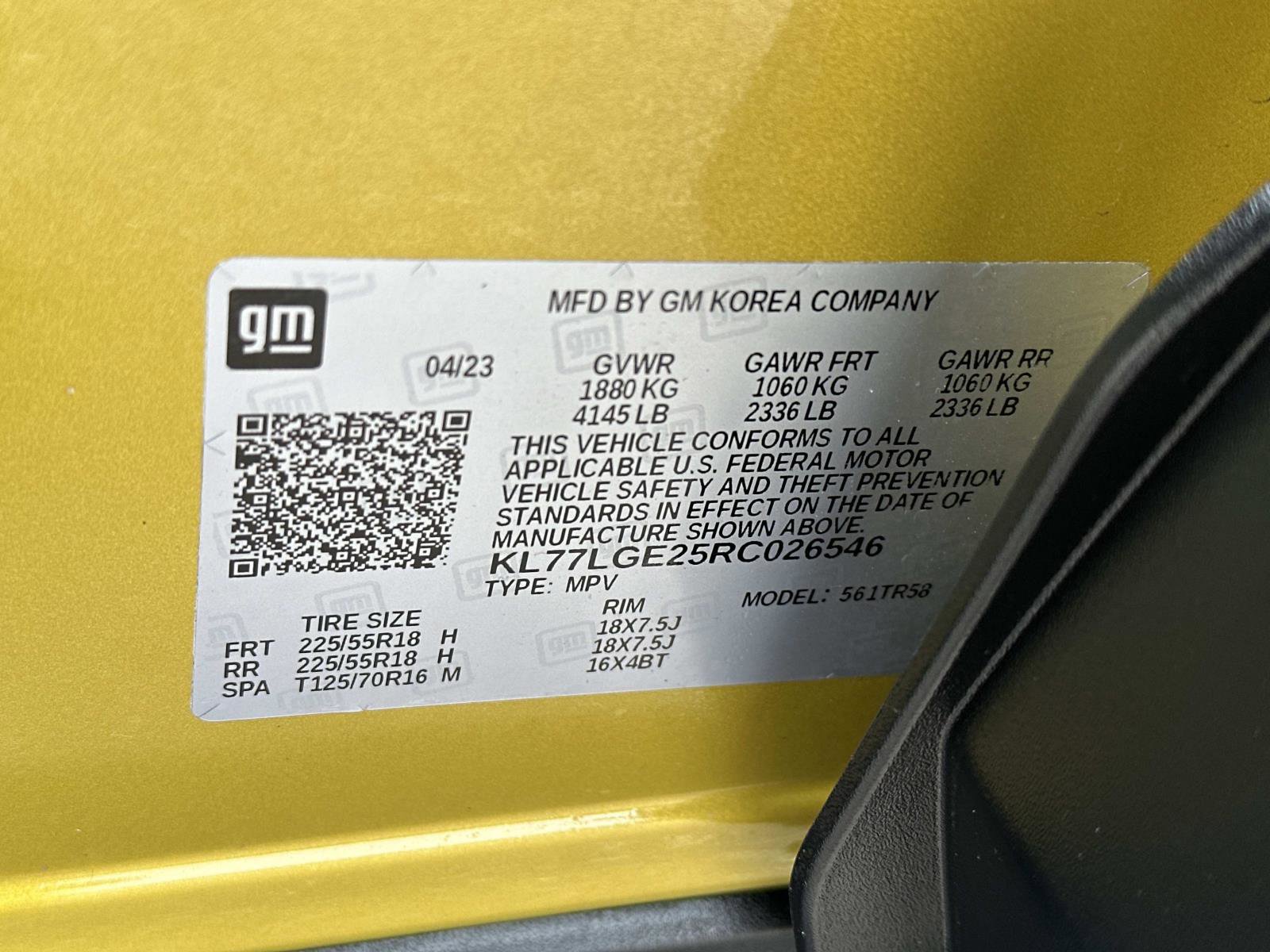 Certified 2024 Chevrolet Trax RS w/ Sunroof Package image 17