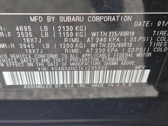 Used 2019 Subaru Outback 2.5i Limited AWD/4WD image 24