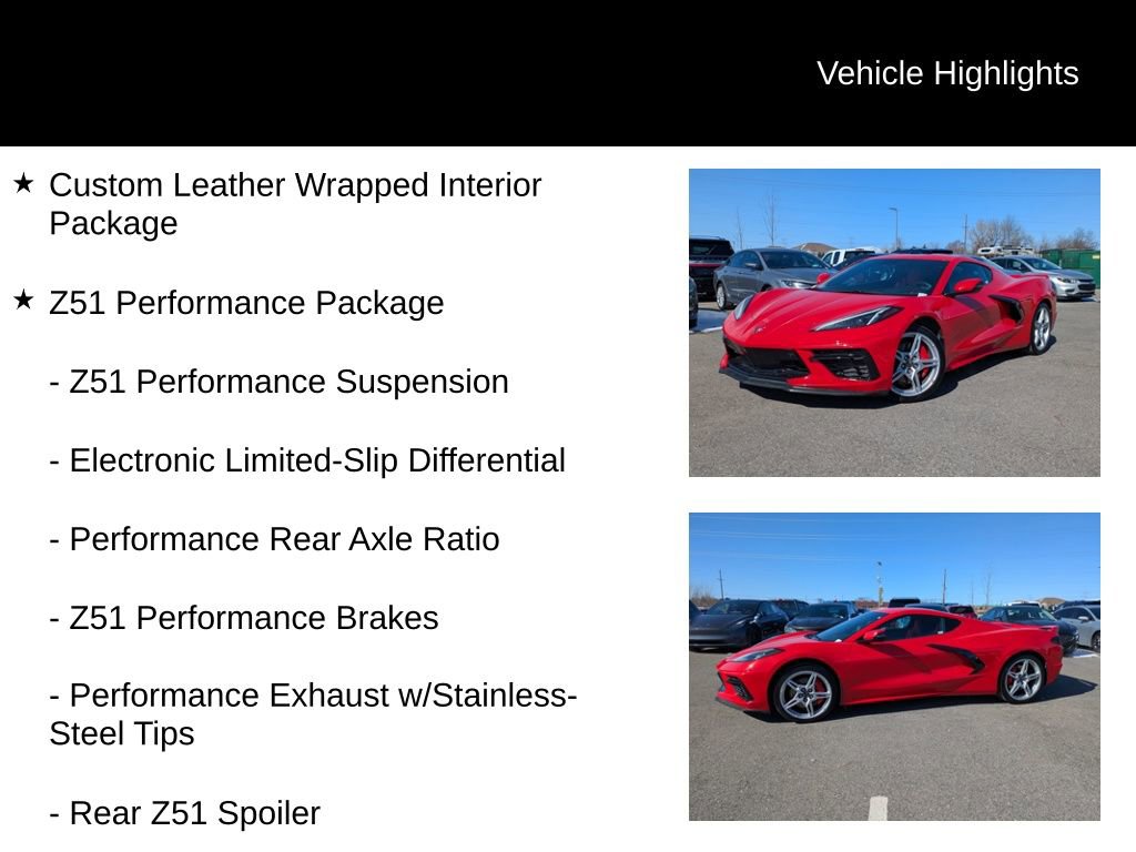 Used 2020 Chevrolet Corvette Stingray Premium Cpe w/ 3LT Preferred Equipment Group image 16