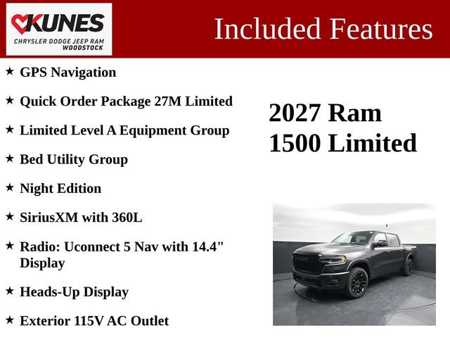 New 2027 RAM 1500 Limited AWD/4WD image 3