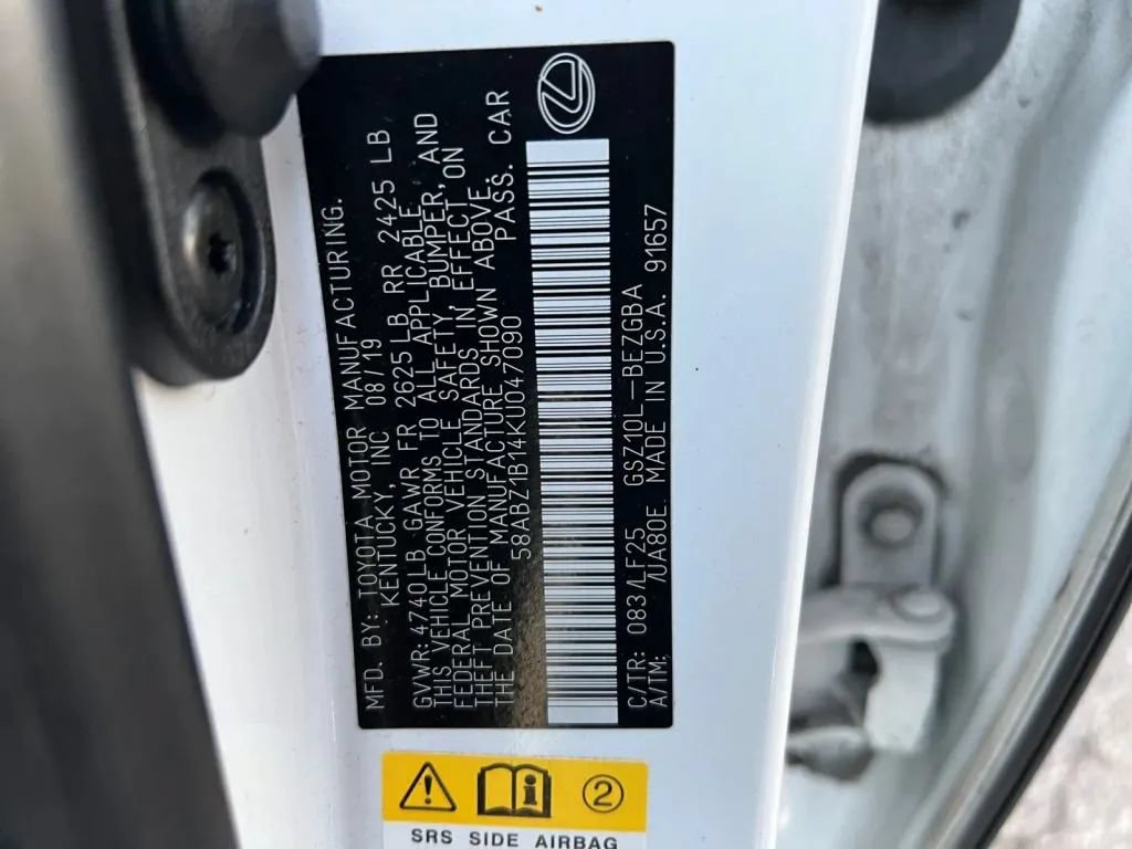Used 2019 Lexus ES 350 F Sport w/ Accessory Package 2 FWD image 29
