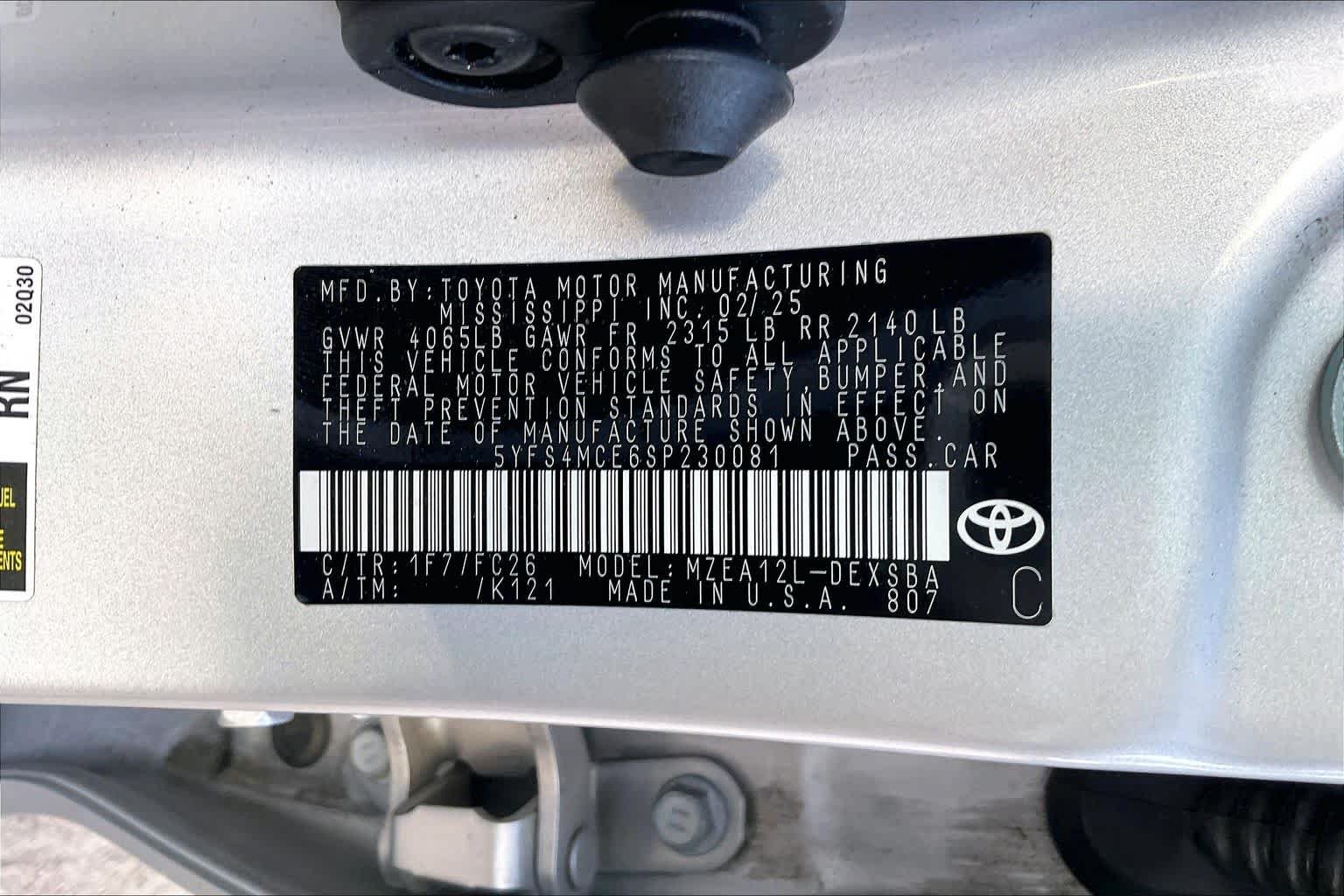 Used 2025 Toyota Corolla SE FWD image 33