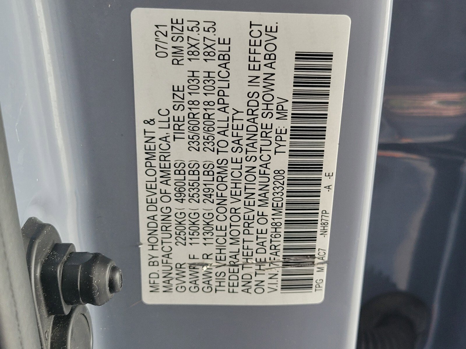 Used 2021 Honda CR-V EX-L image 19