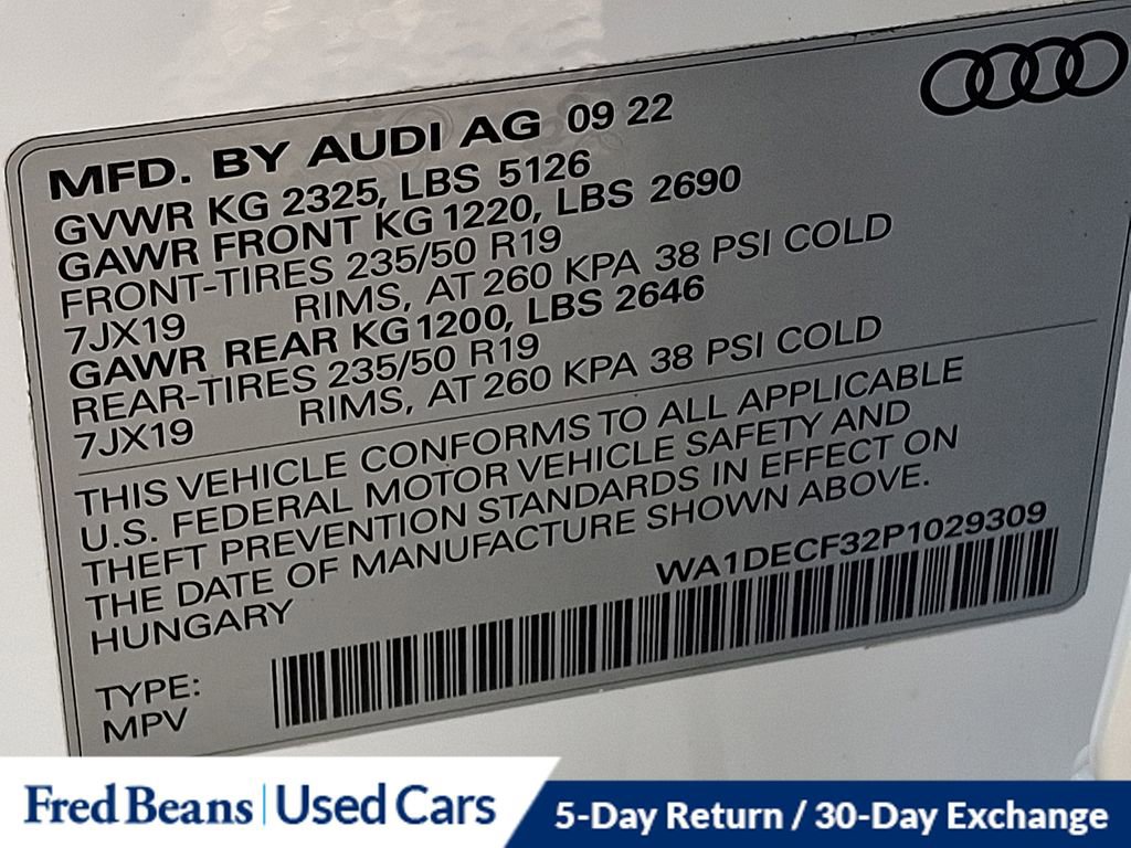 Used 2023 Audi Q3 2.0T Premium w/ Convenience Package AWD/4WD image 28