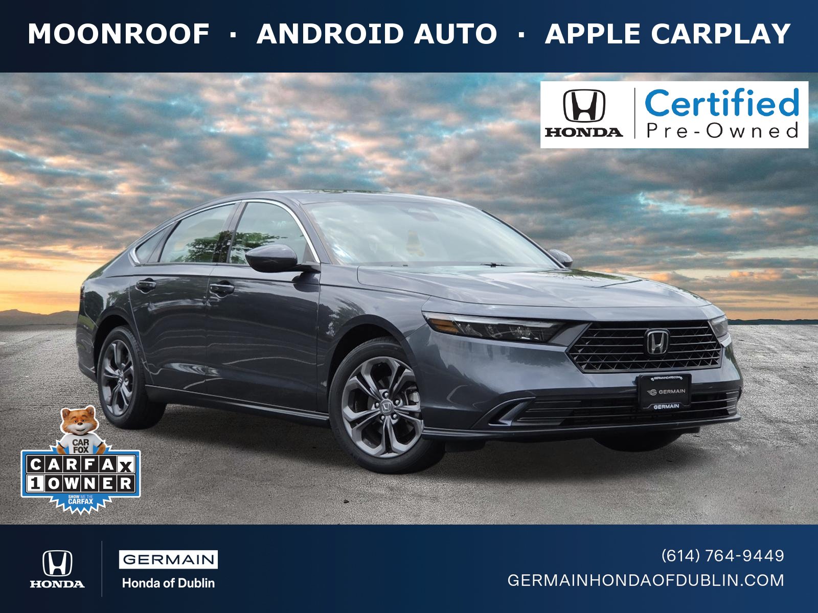 Certified 2023 Honda Accord SE