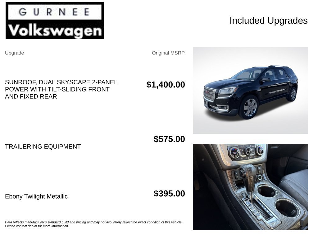Used 2017 GMC Acadia Limited SLT AWD/4WD image 4