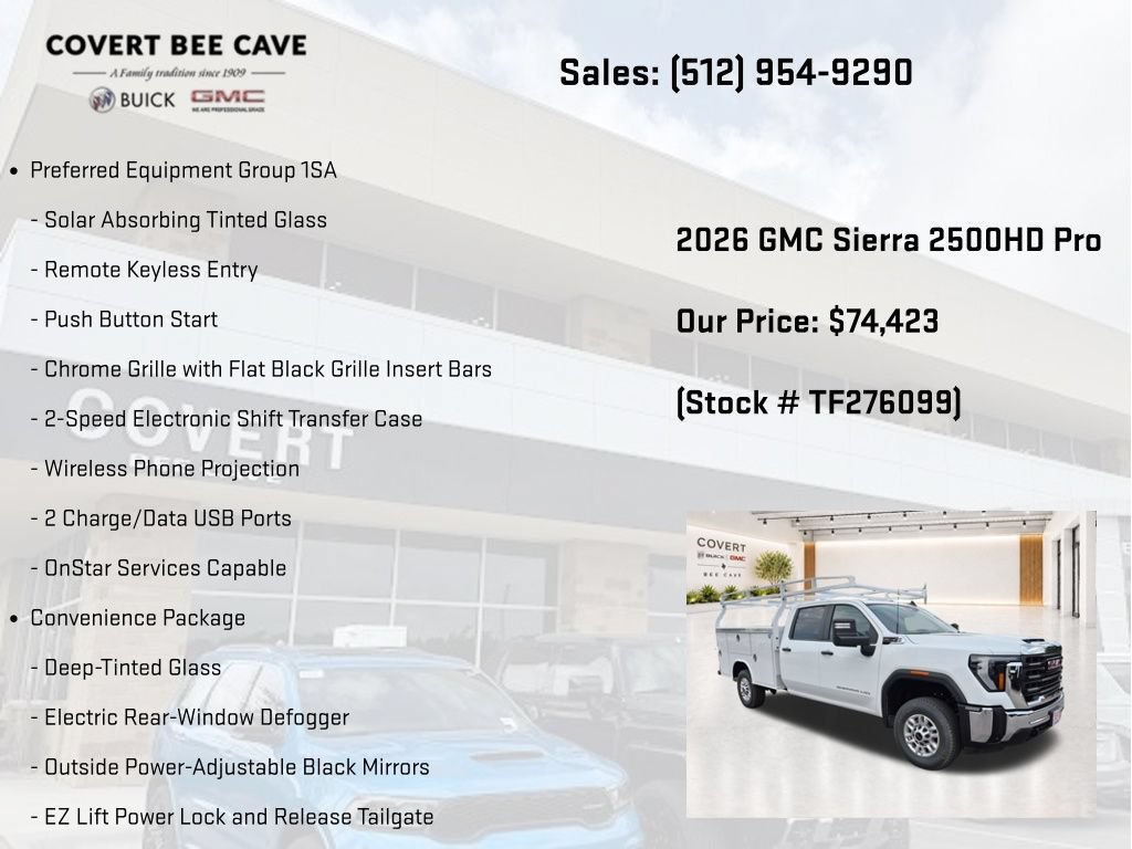 New 2026 GMC Sierra 2500 Pro w/ Convenience Package AWD/4WD image 6