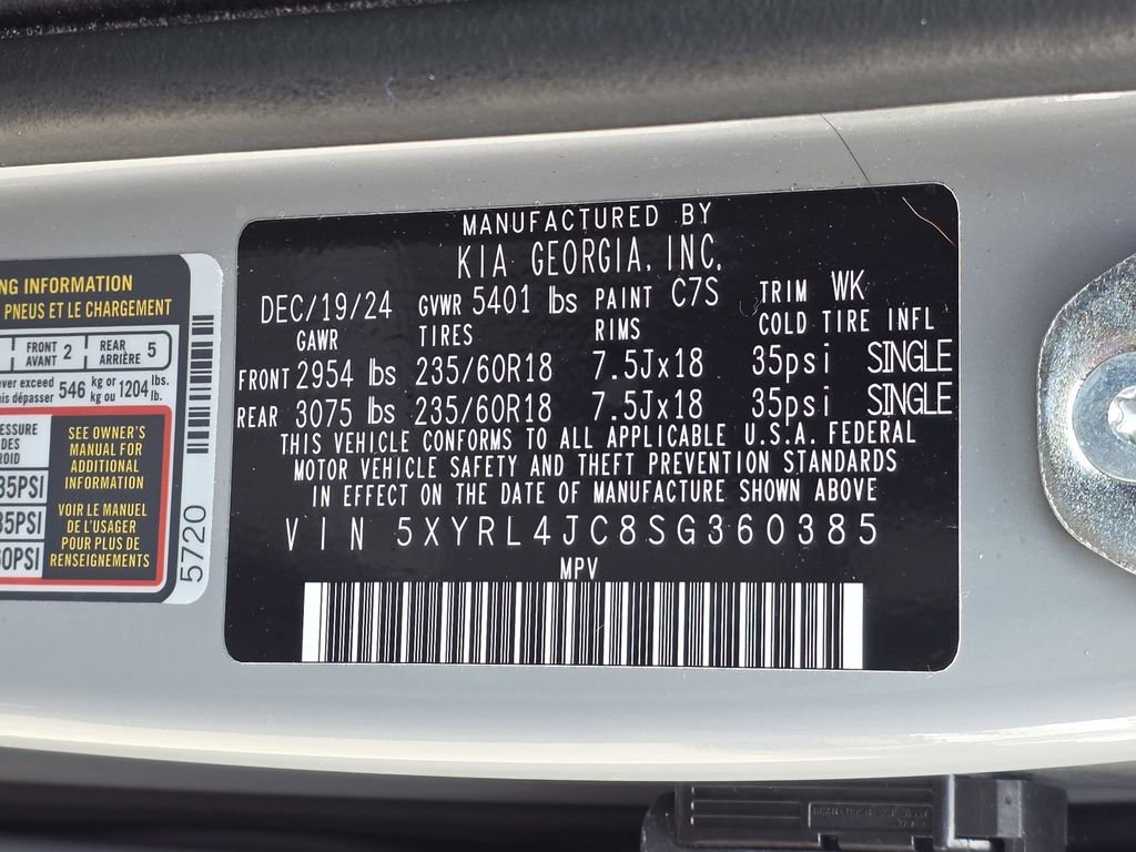 Used 2025 Kia Sorento S w/ Panoramic Sunroof Package image 31