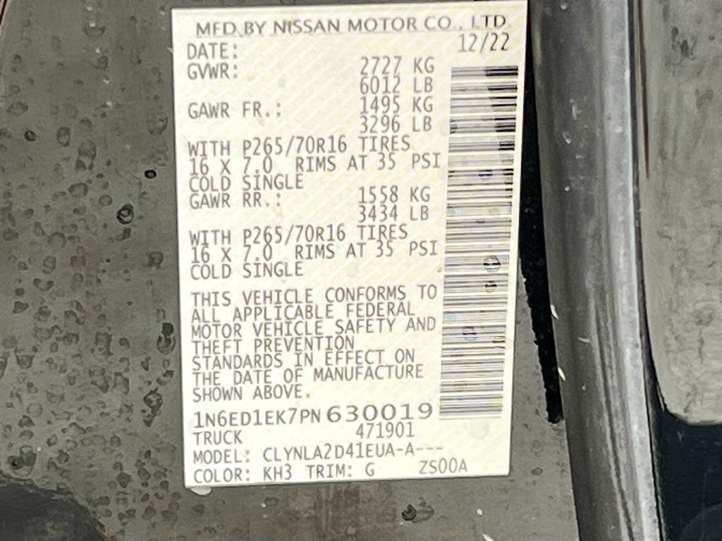 Used 2023 Nissan Frontier S w/ Technology Package image 29