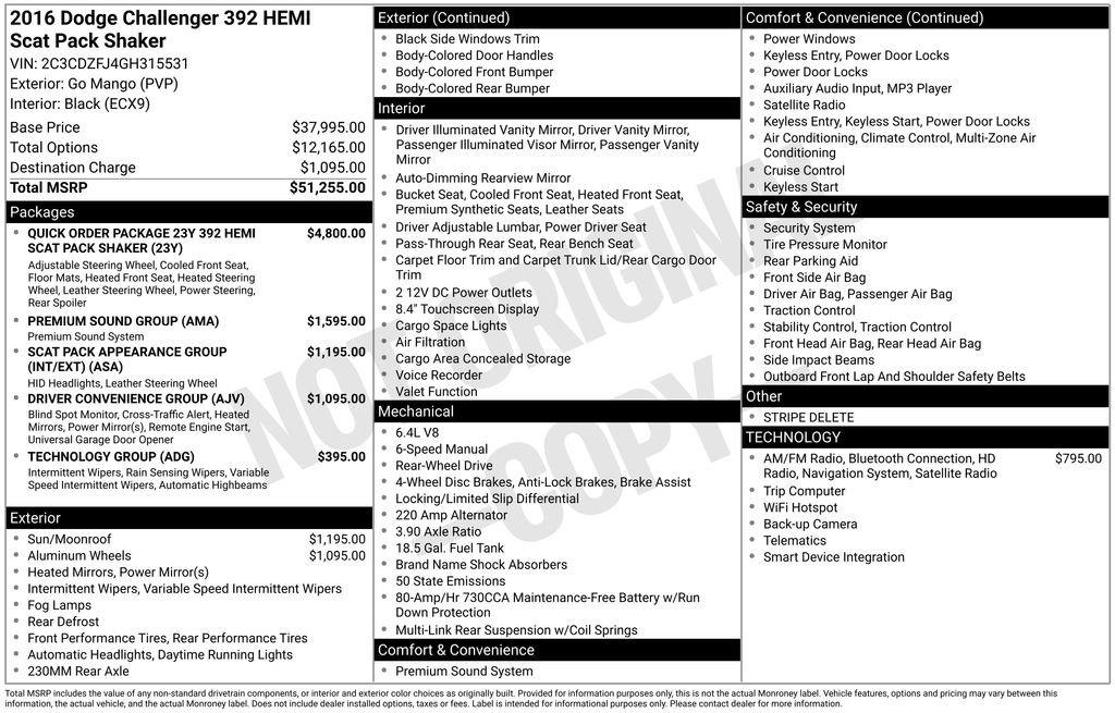 Used 2016 Dodge Challenger R/T Scat Pack image 4