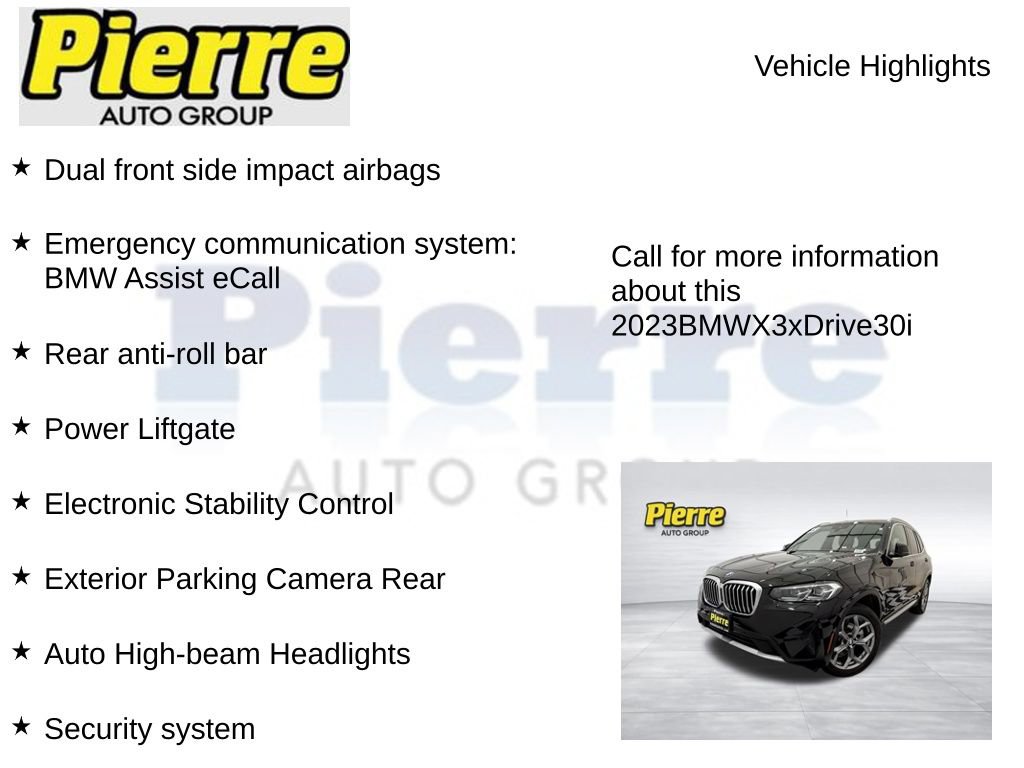 Used 2023 BMW X3 xDrive30i AWD/4WD image 14