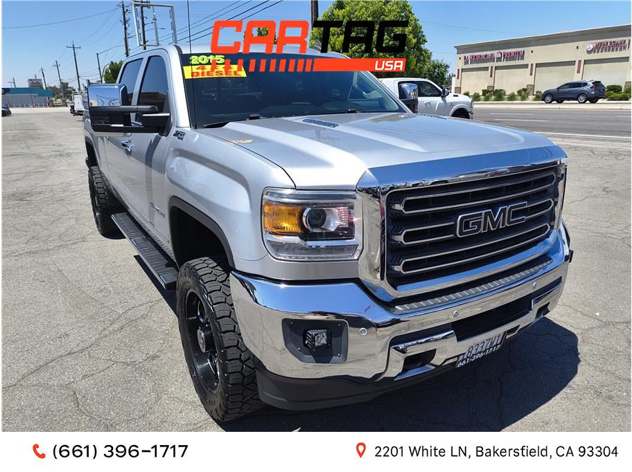 Used 2015 GMC Sierra 2500 SLT w/ Duramax Plus Package AWD/4WD image 1