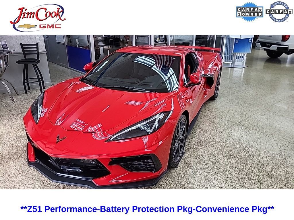 Certified 2025 Chevrolet Corvette Stingray Preferred Cpe w/ Z51 Performance Package image 1