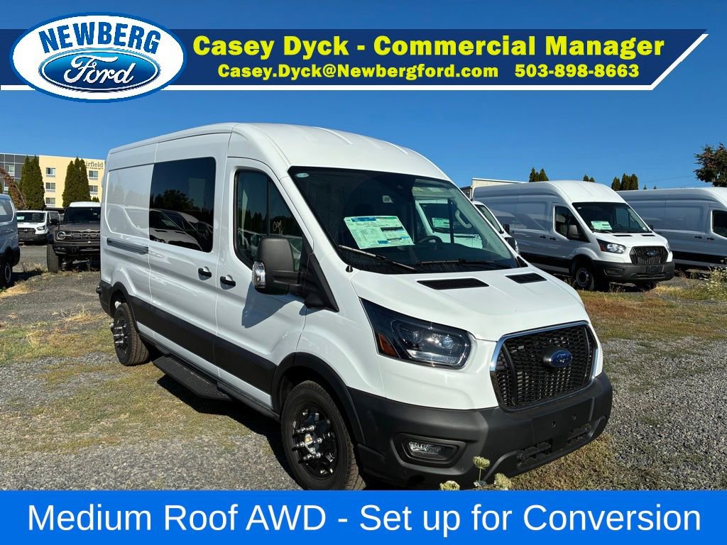 New 2025 Ford Transit 350 148 Medium Roof AWD w/ Upfitter Package