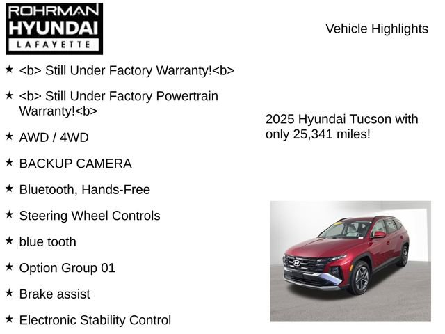 Used 2025 Hyundai Tucson SEL image 7