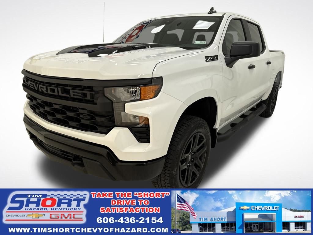 New 2026 Chevrolet Silverado 1500 Custom Trail Boss w/ Turbomax Blackout Package