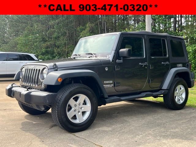 Used 2017 Jeep Wrangler Unlimited Sport w/ Quick Order Package 24S AWD/4WD image 1