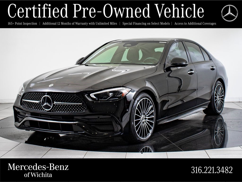 Certified 2024 Mercedes-Benz C 300 4MATIC Sedan w/ AMG Line w/ Night Package