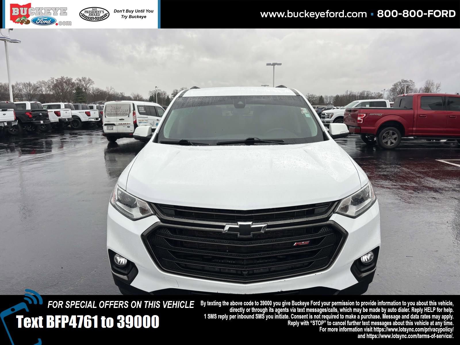 Used 2021 Chevrolet Traverse RS image 2