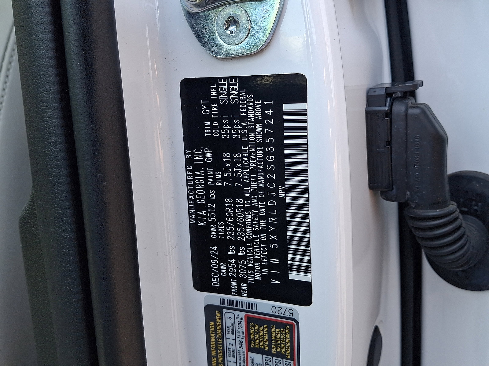 Certified 2025 Kia Sorento S AWD/4WD image 20