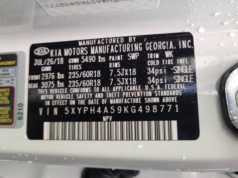 Used 2019 Kia Sorento EX w/ EX Touring Package image 33