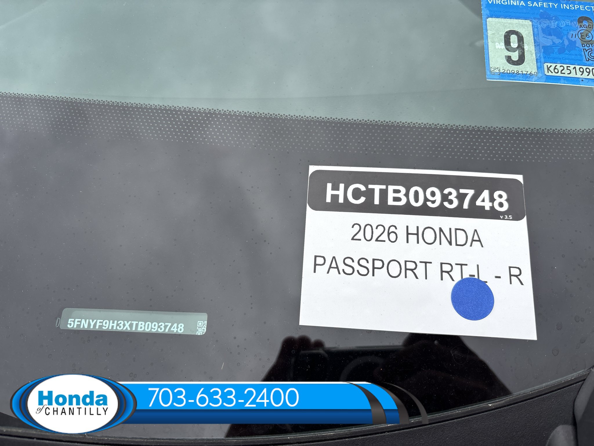 New 2026 Honda Passport RTL image 42