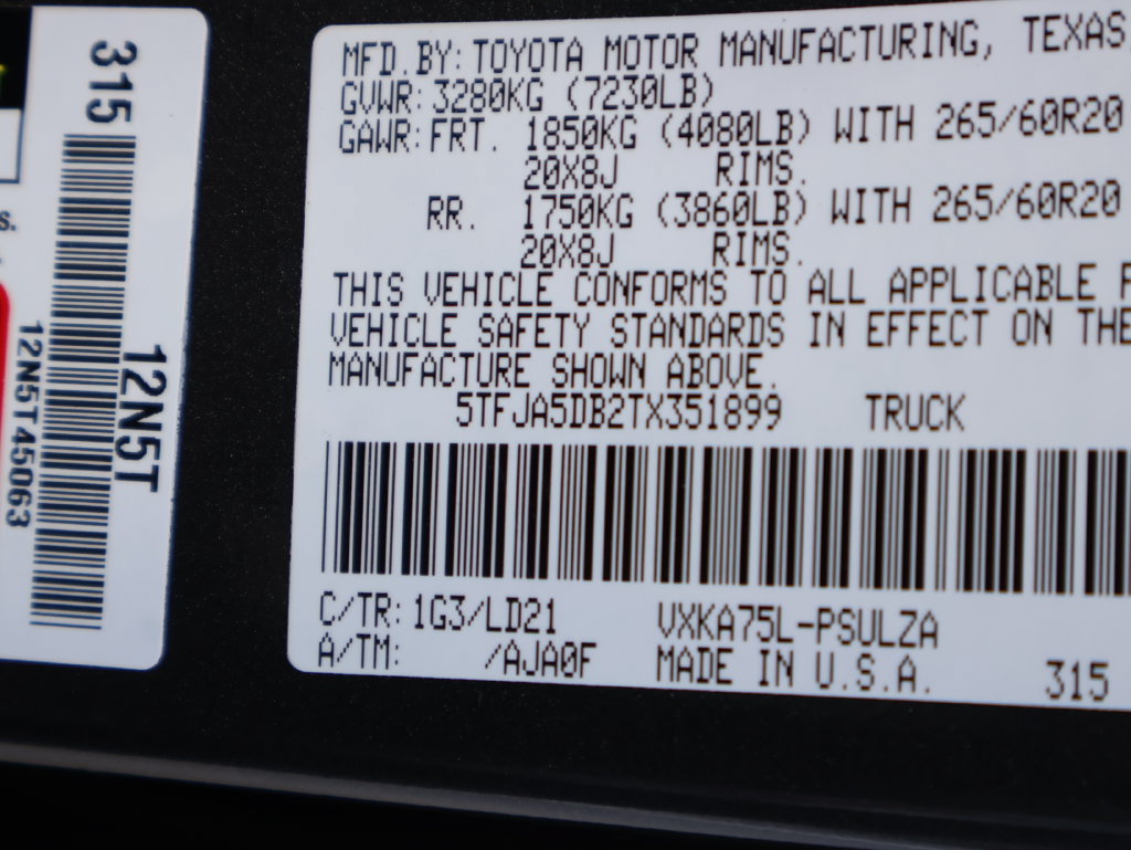 Used 2026 Toyota Tundra Limited w/ Power Package AWD/4WD image 39