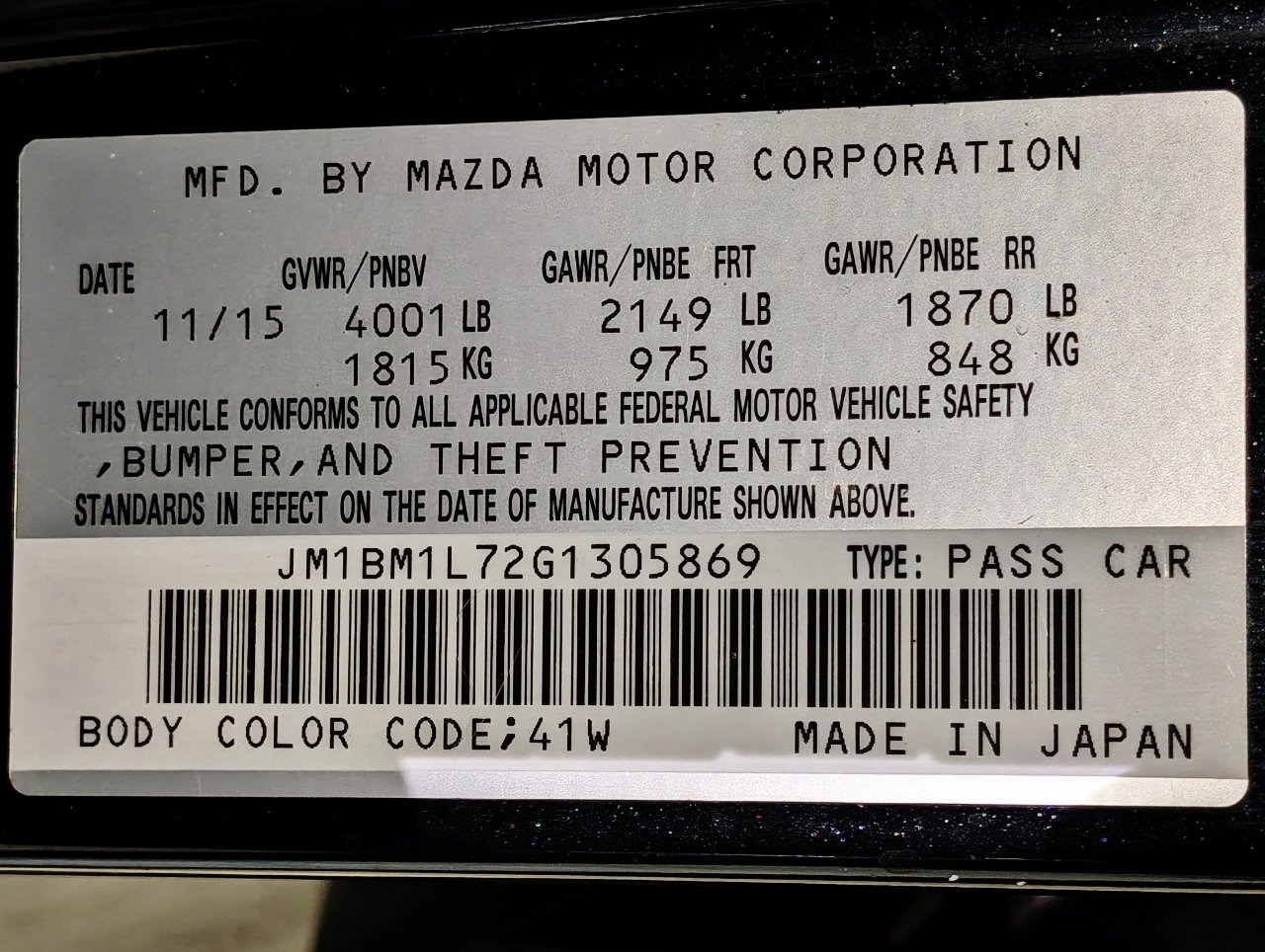 Used 2016 MAZDA MAZDA3 i Touring image 53