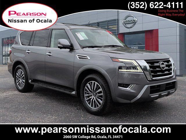 Certified 2023 Nissan Armada SL w/ Captain's Chairs Package RWD image 1