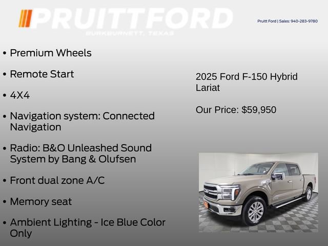 Used 2025 Ford F150 Lariat w/ Equipment Group 502A High AWD/4WD image 19