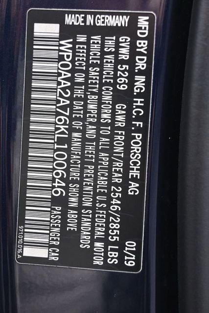 Used 2019 Porsche Panamera 4 w/ Premium Package image 7