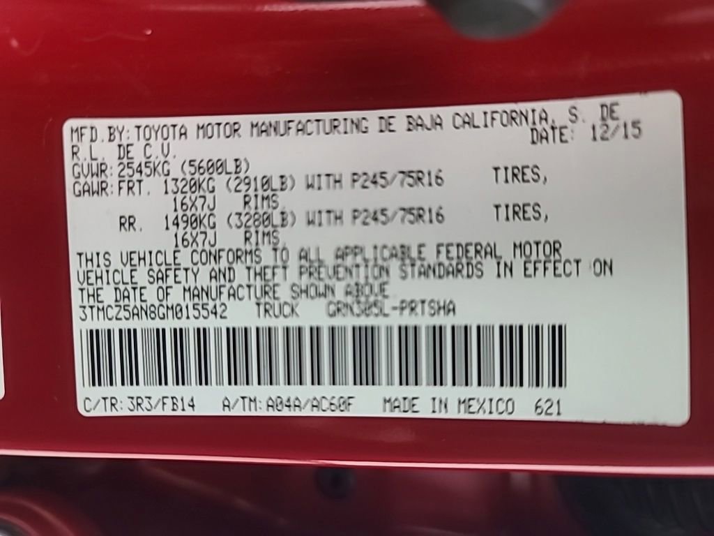 Used 2016 Toyota Tacoma SR image 35