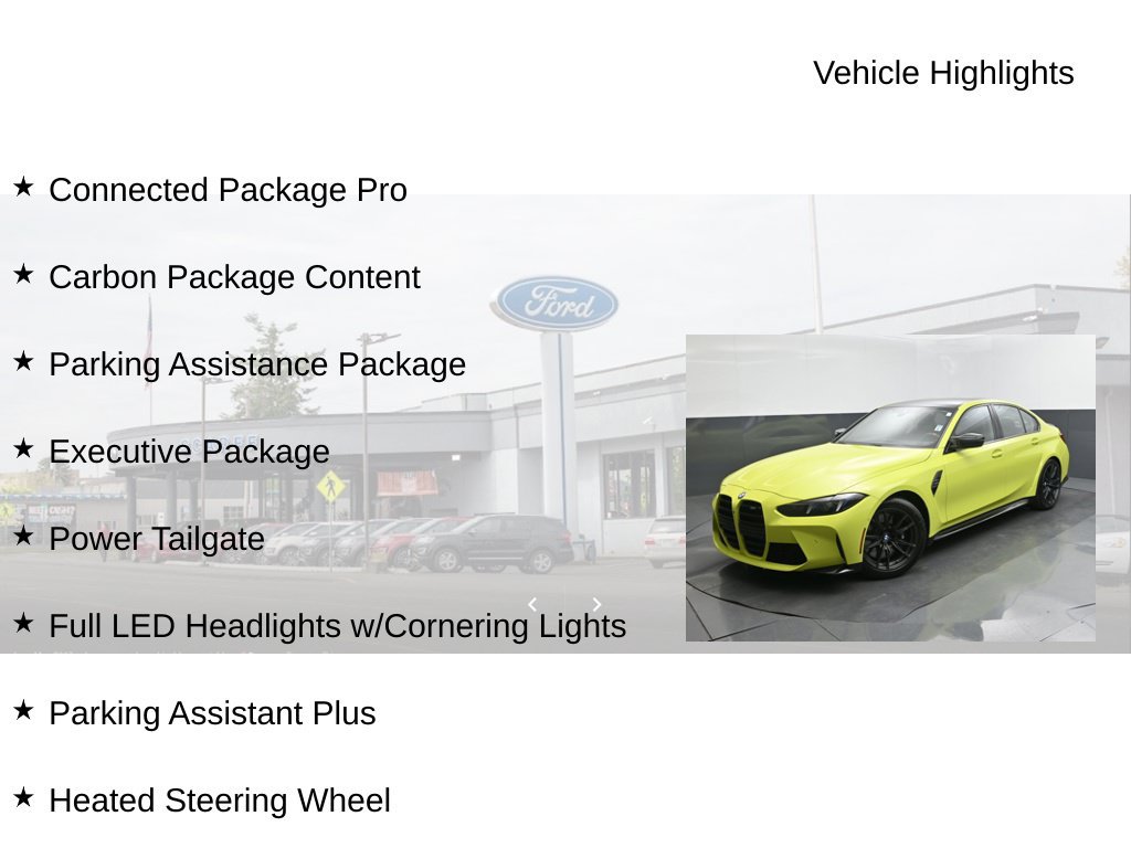 Used 2025 BMW M3 w/ Executive Package RWD image 18