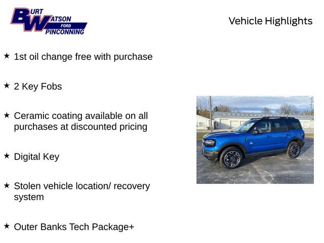 New 2025 Ford Bronco Sport Outer Banks w/ Outer Banks Tech Package+ image 9